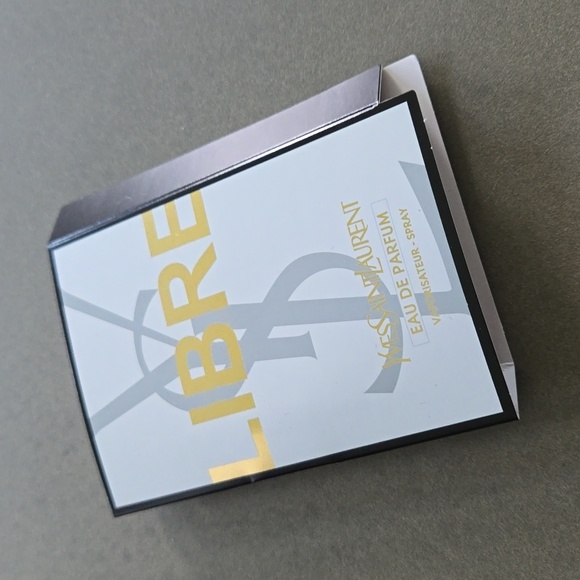 Brand New never used YVES SAINT LAURENT bag burgundy zipper YSL pouch bag &Libre - Picture 8 of 9